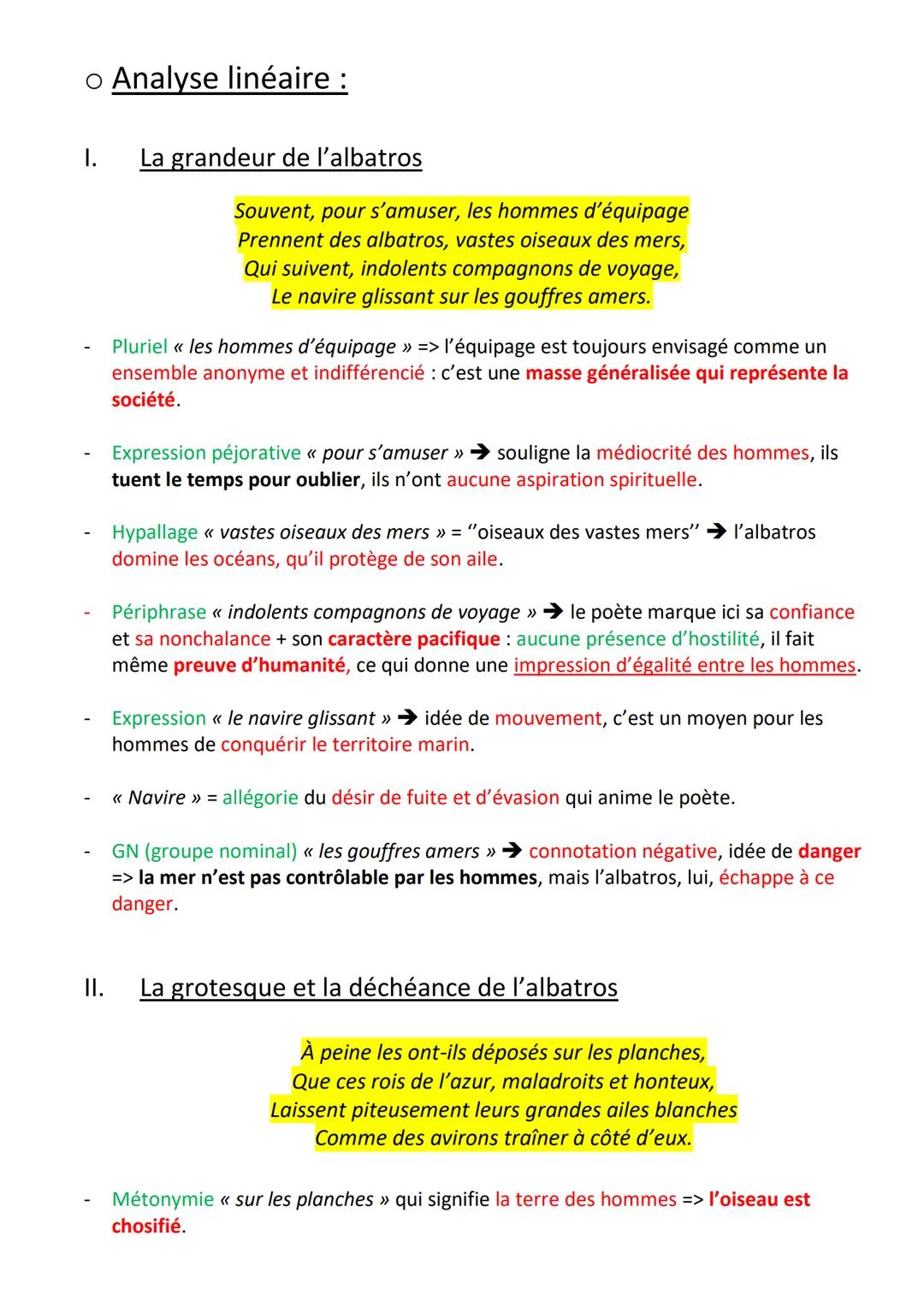 ORAL - TEXTE 1: Fleurs du Mal - POÉSIE :
<< L'albatros >>
o Introduction :
1. PRÉSENTATION : Charles Baudelaire est un poète à la croisée de