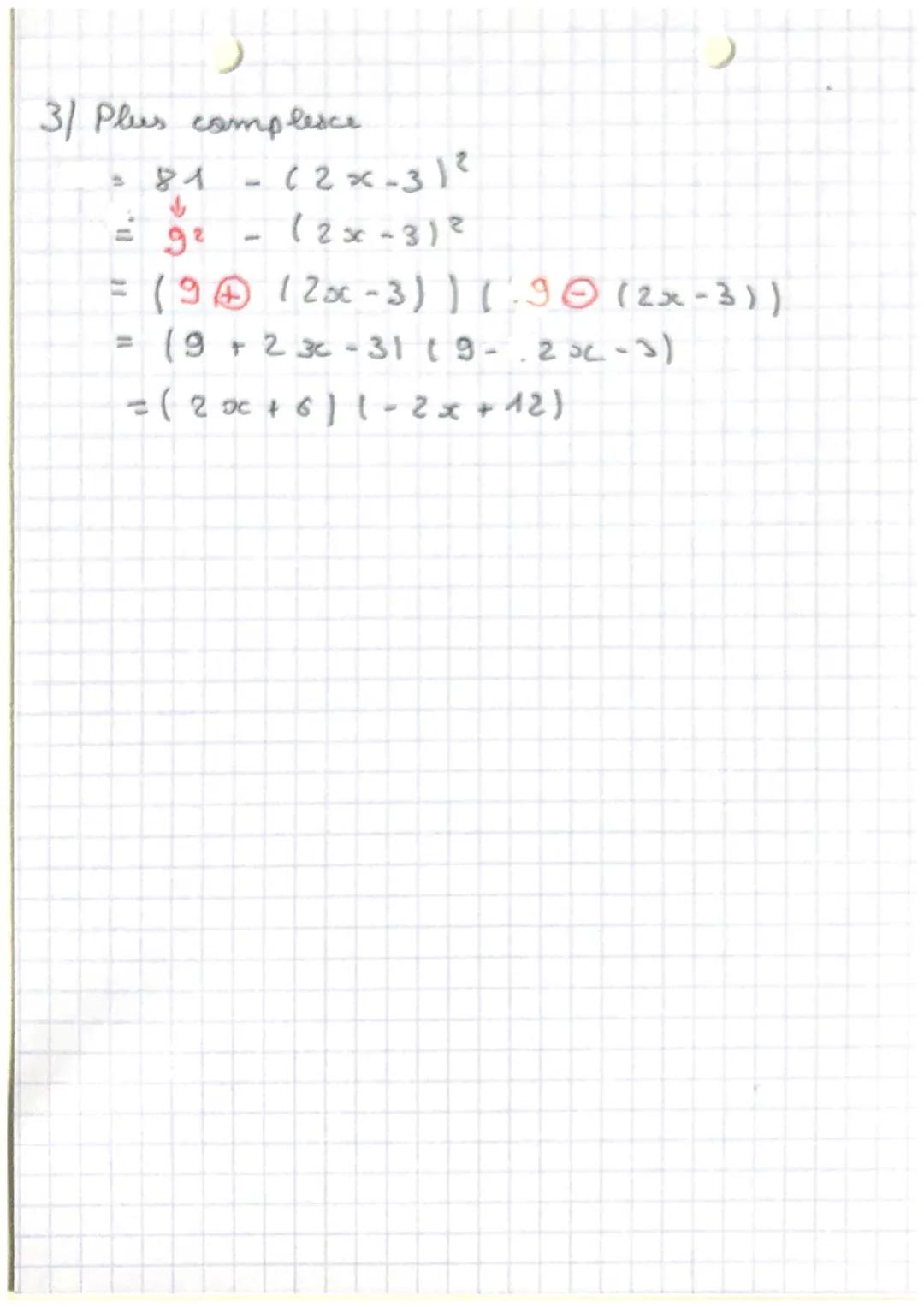 1/Simple
3x (JC+4)
3x x x
= 3x²
Développer
2/ Double
+
+ 12 х
3 x x 4
2 ab
2²-52
3/ Identite remarquable
(a+b) ² = al
(a - b) ² = a ²
2ab+b?