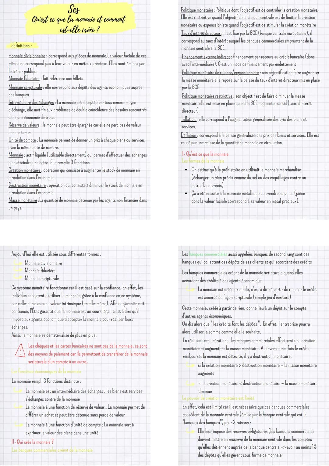 
<h2 id="dfinitions">Définitions:</h2>
<p>La monnaie divisionnaire correspond aux pièces de monnaie. La valeur faciale de ces pièces ne corr