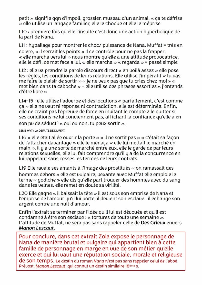 LECTURE LINEAIRE 10: Nana, une femme puissante
Lui, souhaitait un amour éternel, toujours le même. Cependant, elle avait juré, et il la paya