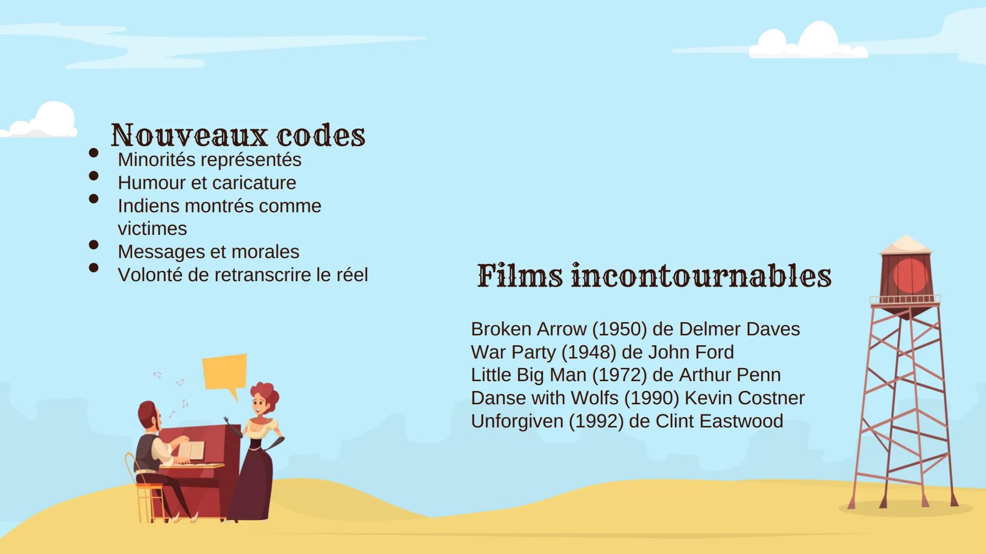 Films Lesson
Western
Genre
子说
Histoire et évolution du Western
‒‒‒‒ 1
3
Table of contents
L'appartion
Description et origine
Nouveau Western