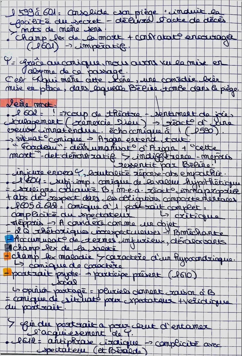Extrait nº3. Acte TL-sc /02. as Malade
Limag incerted
Imtxo ere appartient au dénouement = sens
classique - Jeaparition des perso pourcipaux