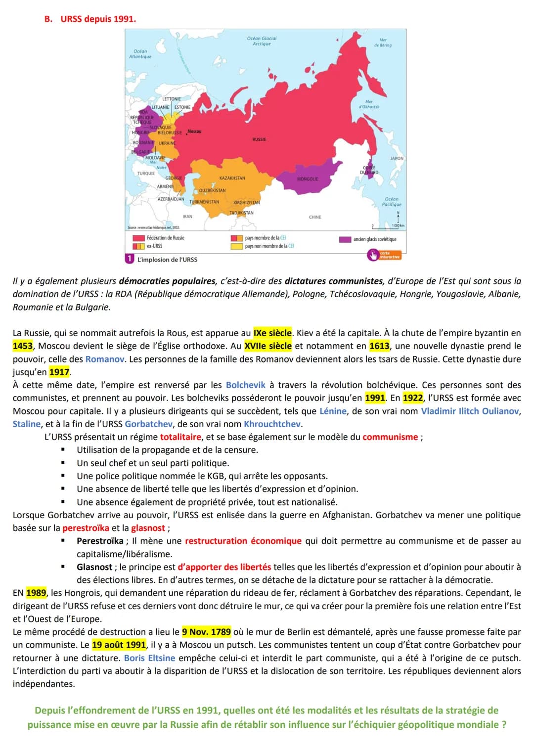 
<p>La notion de puissance désigne la capacité de distinction, d'influence, de rayonnement voire de domination d'un état sur les autres État