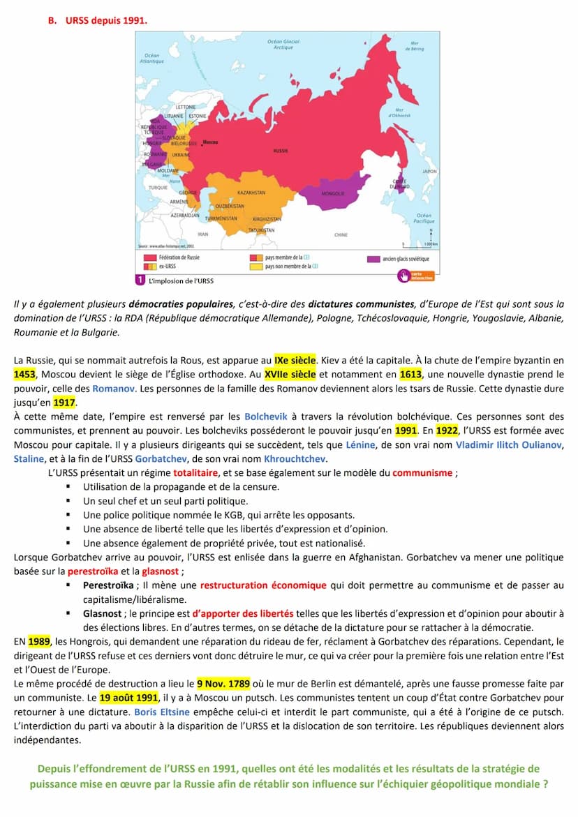 
<p>La notion de puissance désigne la capacité de distinction, d'influence, de rayonnement voire de domination d'un état sur les autres État