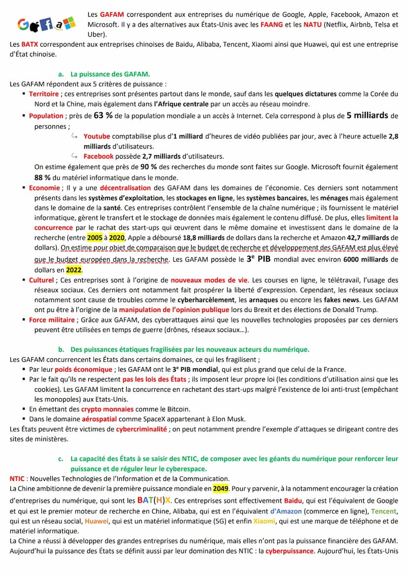 
<p>La notion de puissance désigne la capacité de distinction, d'influence, de rayonnement voire de domination d'un état sur les autres État