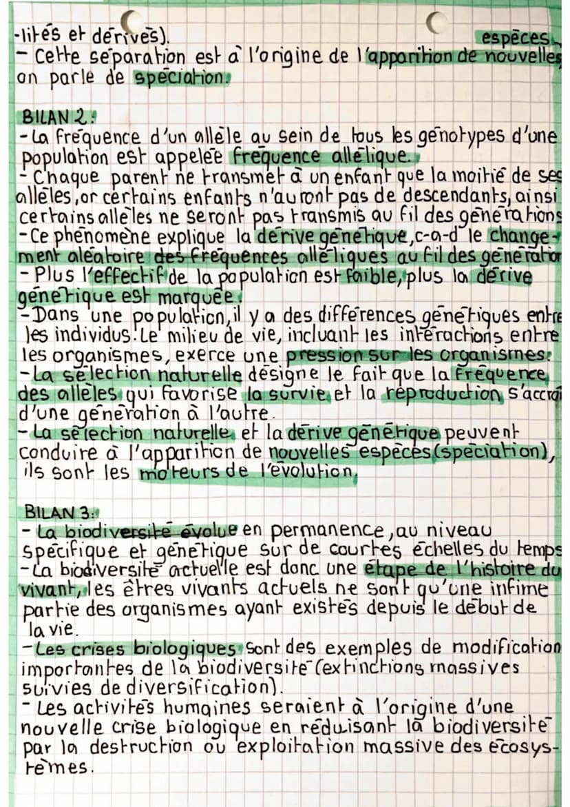 sot
» La biodiversite actuelle, la biodiversite du passe
•Plus 2 espèces ont de caracteres en commun, plus
elles sont proches.
B
A
+0+
3
- l