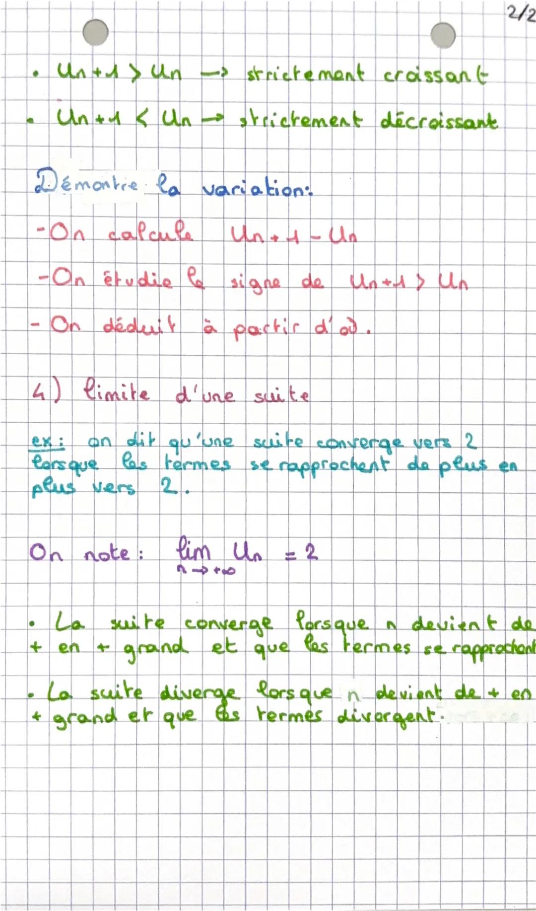 Mathématiques !
généralité sur les suites:
- $u_0$, $u_1$, $u_2$, ... sont appelés les
termes de la suite.
- $n$ est appelé le rang.
1) Form