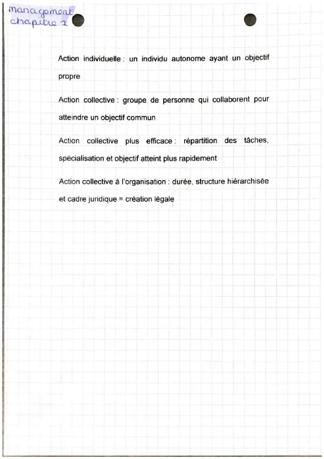 Management première stmg : chapitre 1 