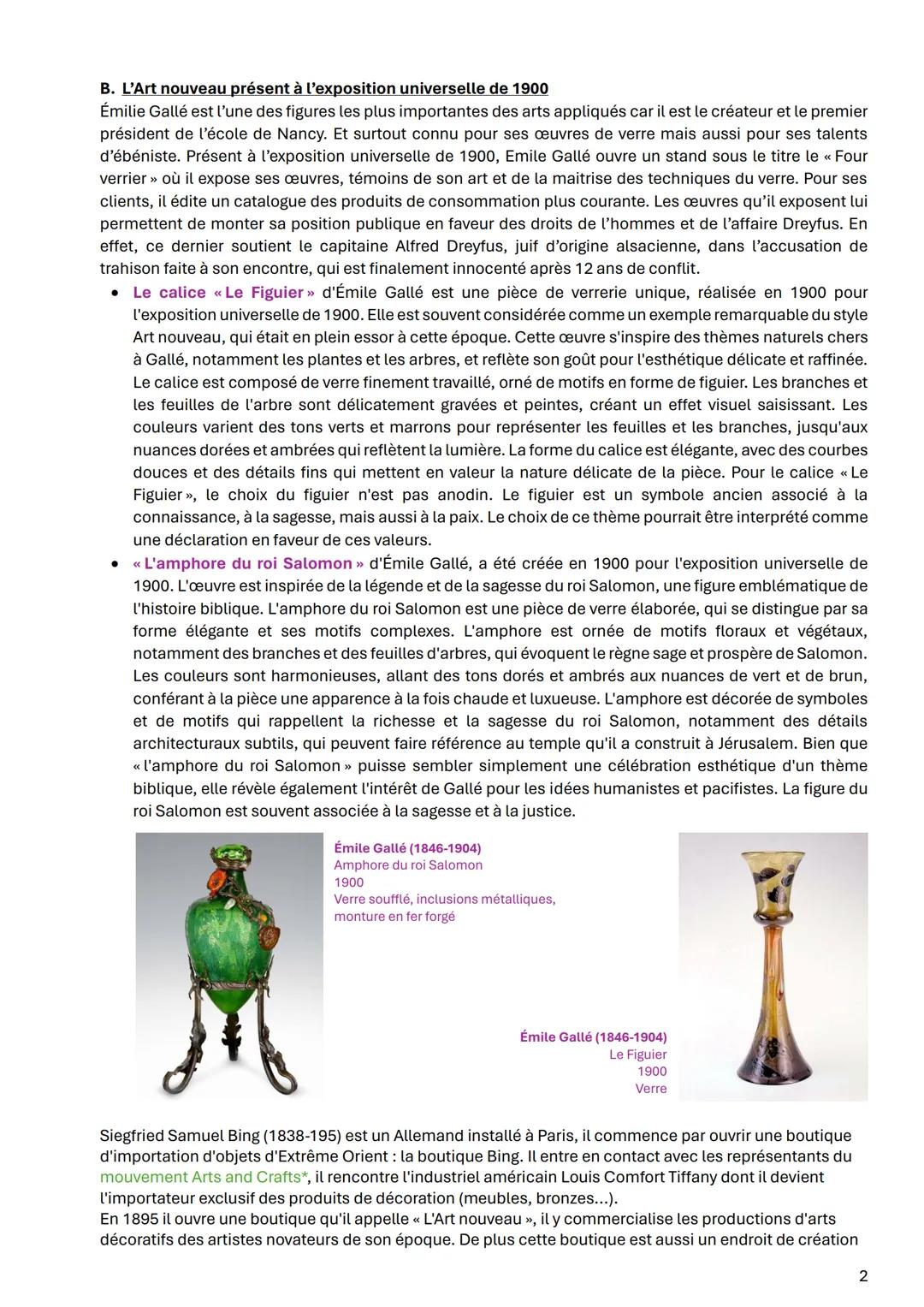 La réception de l'art : commanditaires, critiques, public et postérité
Autour de l'art Nouveau: art appliqué, architecture et affiches
Intro
