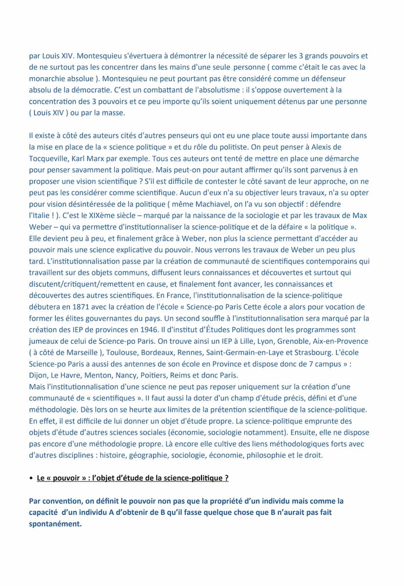 Chapitre 3 - L'organisation de la vie politique
Les objectifs du chapitre :
- Connaître les principales spécificités du pouvoir politique
Co