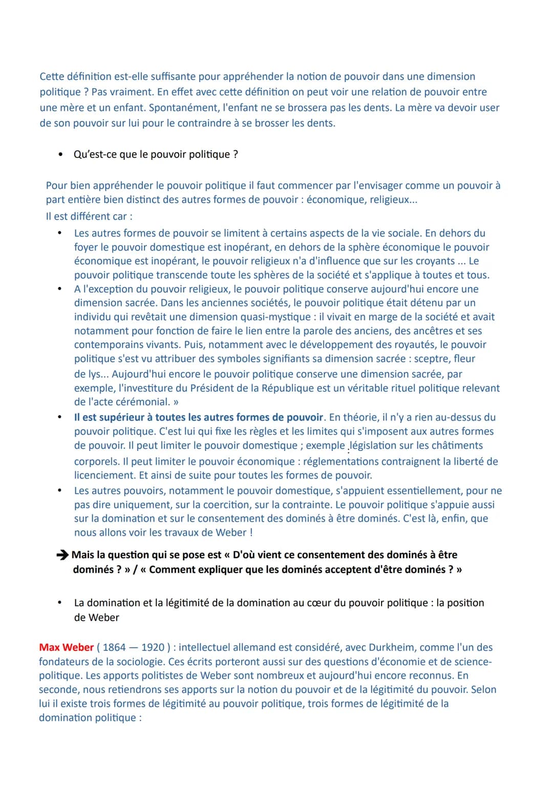 Chapitre 3 - L'organisation de la vie politique
Les objectifs du chapitre :
- Connaître les principales spécificités du pouvoir politique
Co