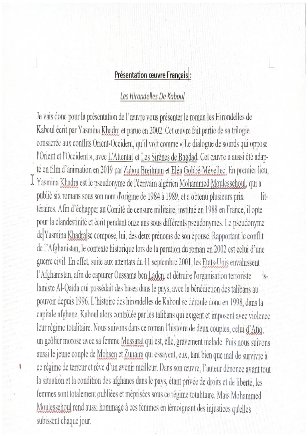 2ème partie Oral de Français 