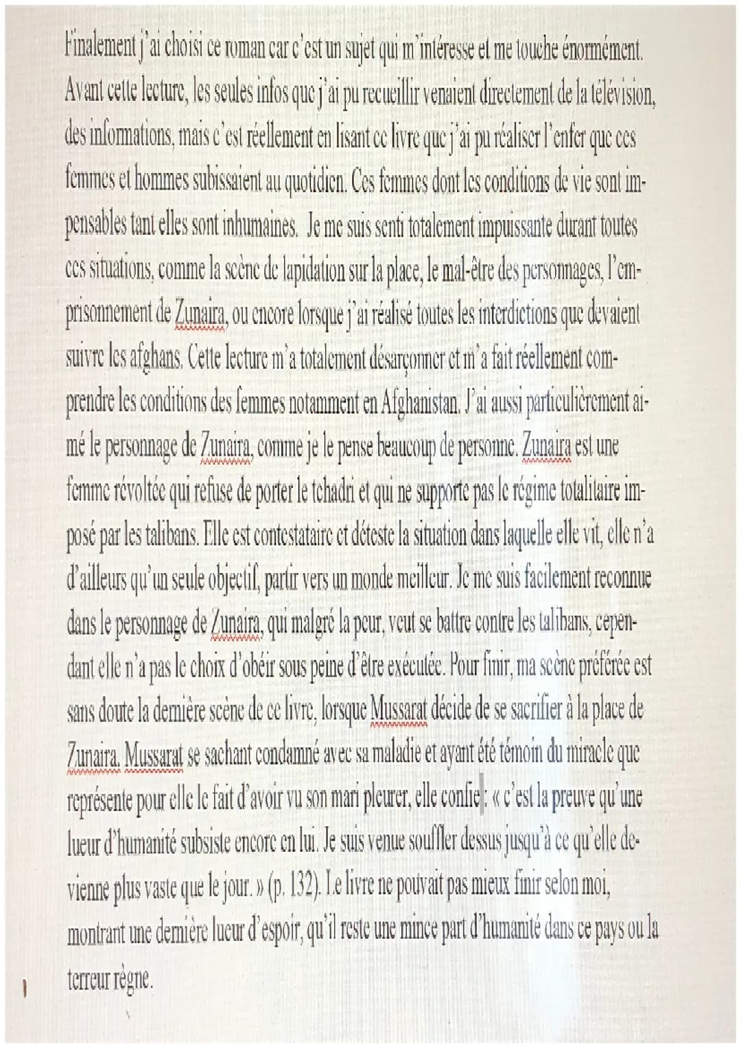 Présentation œuvre Français:
Les Hirondelles De Kaboul
Je vais donc pour la présentation de l'œuvre vous présenter le roman les Hirondelles 