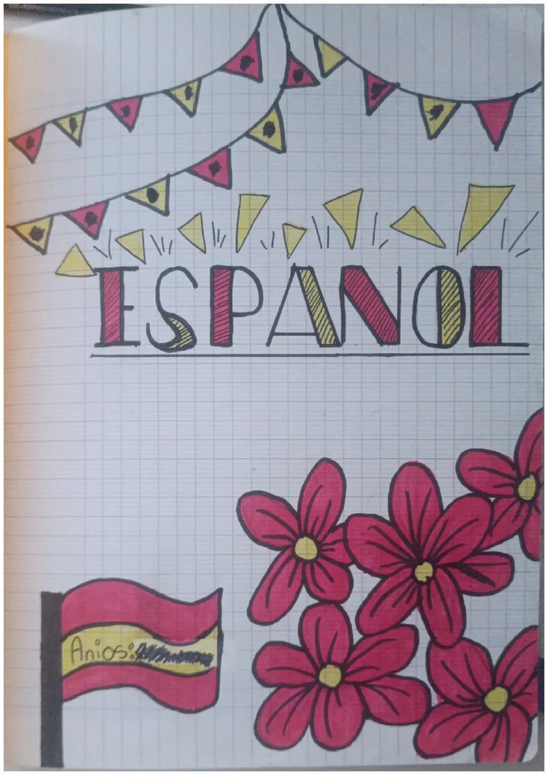 Page de garde pour l'Espagnol 🎀
