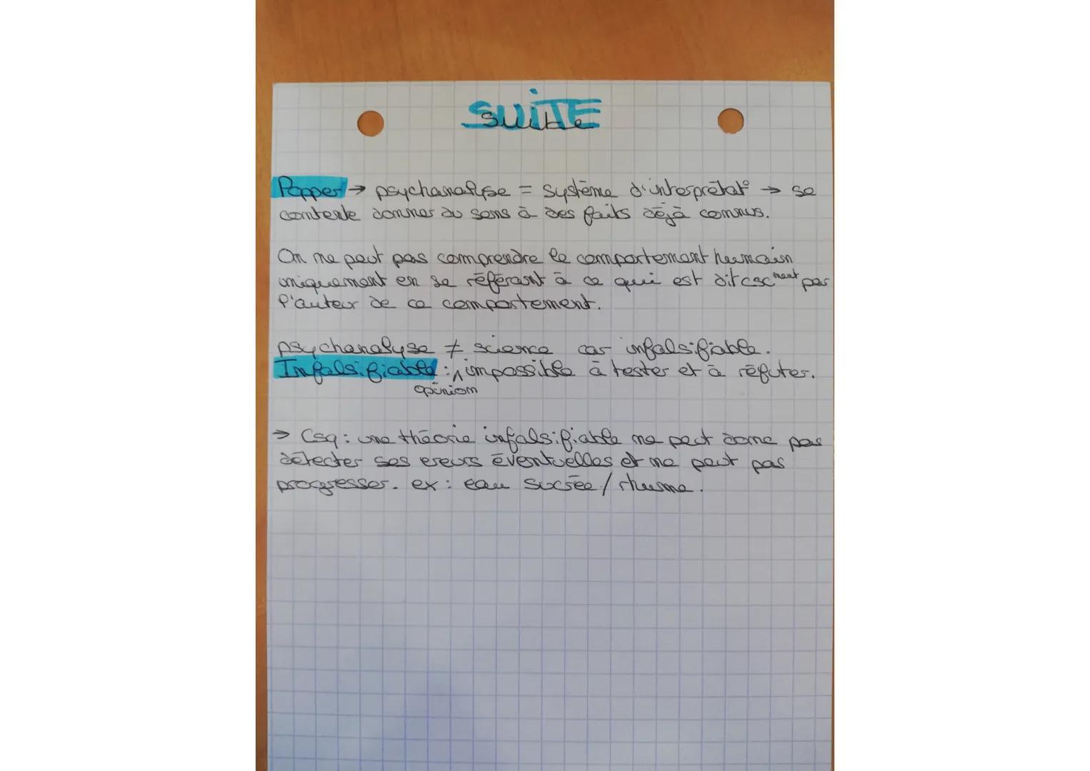 L'inconscient
Inconscient sens 1 > comportement d'um indivudu.
manque de raisom.
sens 2 inconscience abscence de la esca / esce
affaiblie.
S