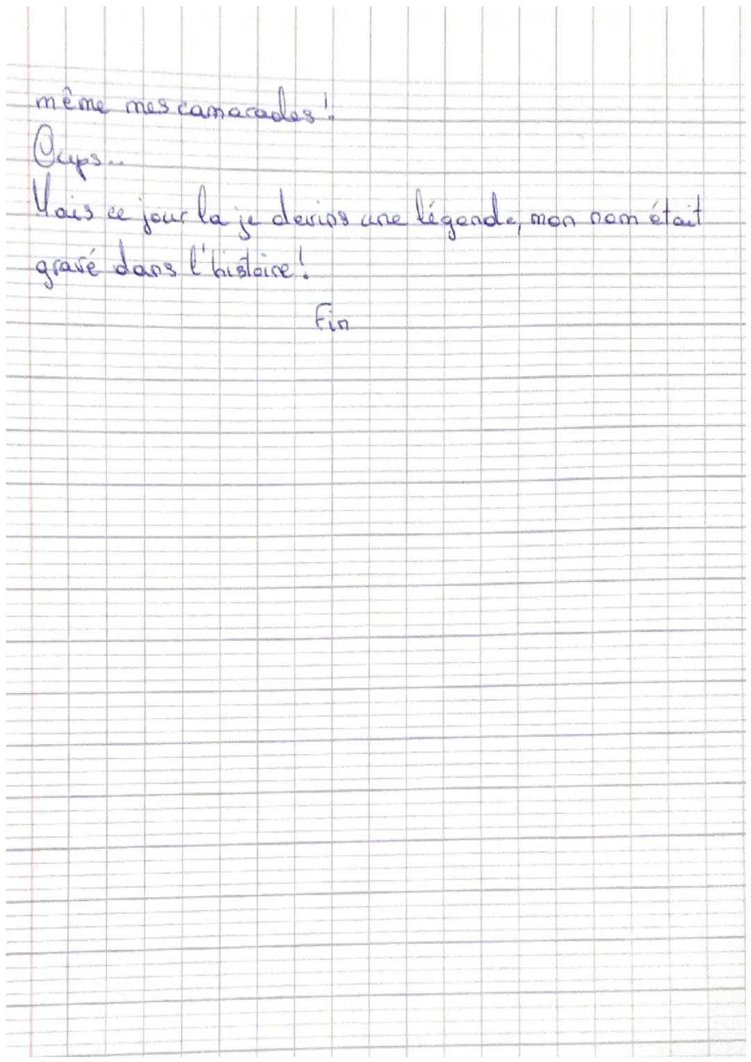 18
ie
20
ent
Une narration bien organisée avec des trait
d'humeur et un point de vue interne
- Rédaction n.3 - pertinent!
Consignes "Invente