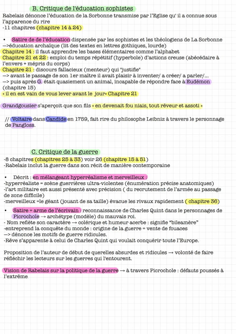 I- Le Roman comique avec un rire généreux et divertissant
A. Une histoire plaisante
Des personnages gigantesques et divertissant:
-Gargantua