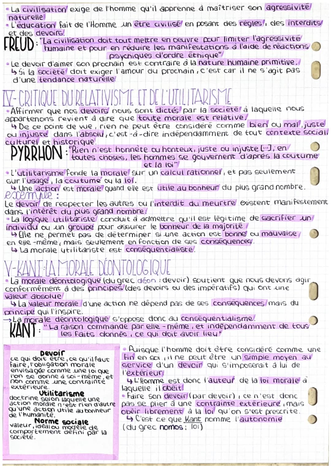 Le devoir
I-DURKHEIM LA VOIX DE LA CONSCIENCE EST CELLE DE LA SOCIÉTÉ
Quand nous nous demandons comment nous devons agir, explique
Durkheim,