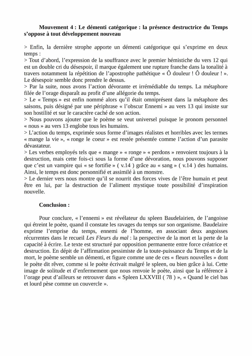 PARCOURS : L'ALCHIMIE POÉTIQUE, LA BOUE ET L'OR
Introduction :
L'ennemi, Baudelaire.
Baudelaire est un poète moderne et incompris du XIXè si