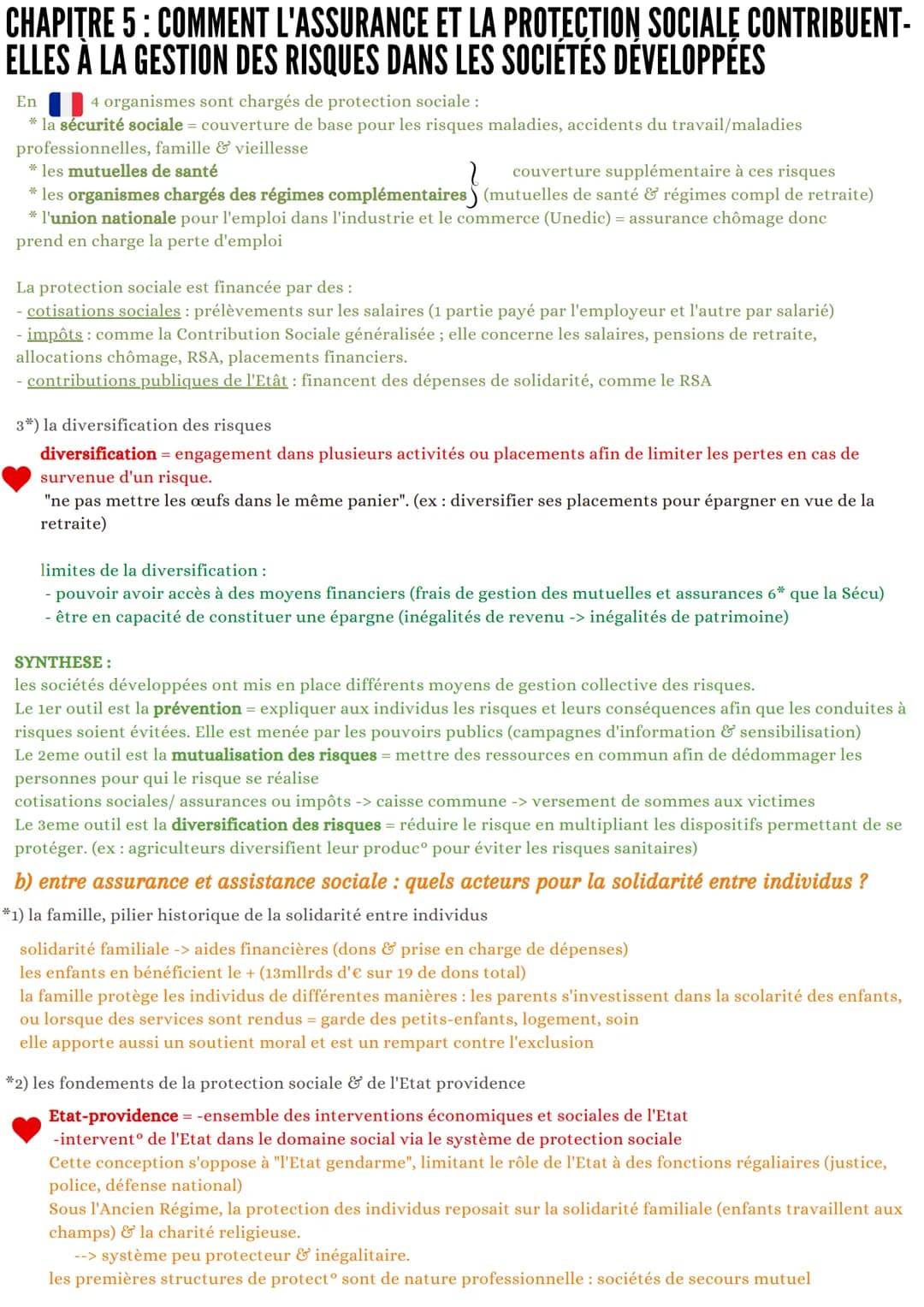 CHAPITRE 5: COMMENT L'ASSURANCE ET LA PROTECTION SOCIALE CONTRIBUENT-
ELLES À LA GESTION DES RISQUES DANS LES SOCIÉTÉS DÉVELOPPÉES
I- Les ri