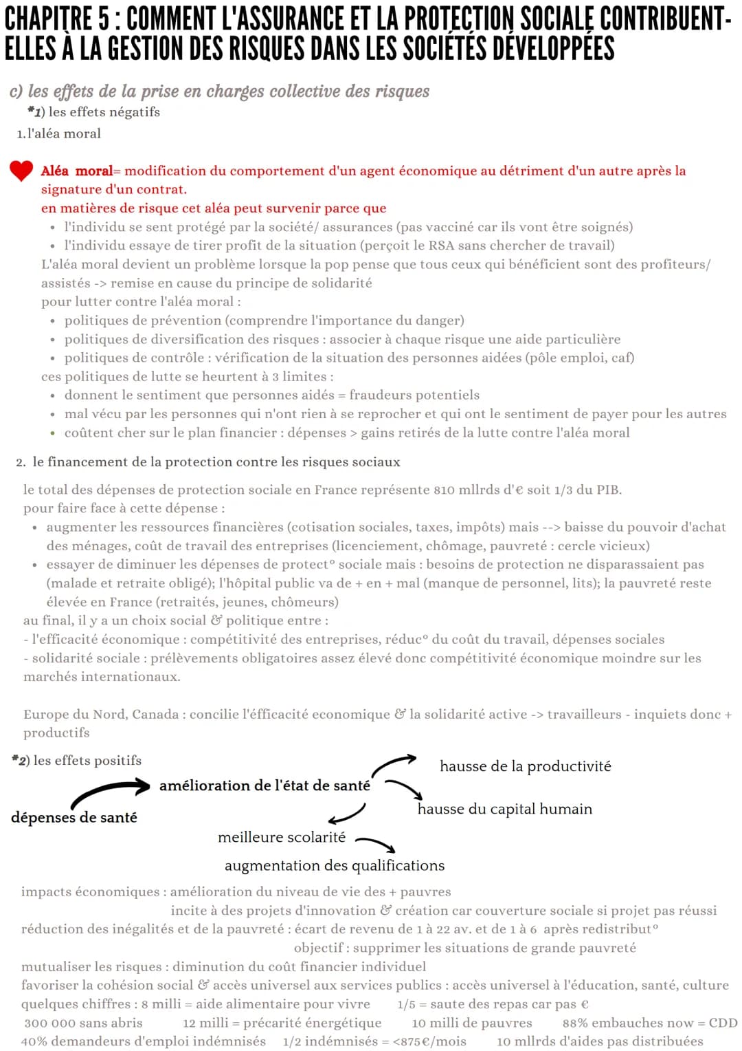 CHAPITRE 5: COMMENT L'ASSURANCE ET LA PROTECTION SOCIALE CONTRIBUENT-
ELLES À LA GESTION DES RISQUES DANS LES SOCIÉTÉS DÉVELOPPÉES
I- Les ri