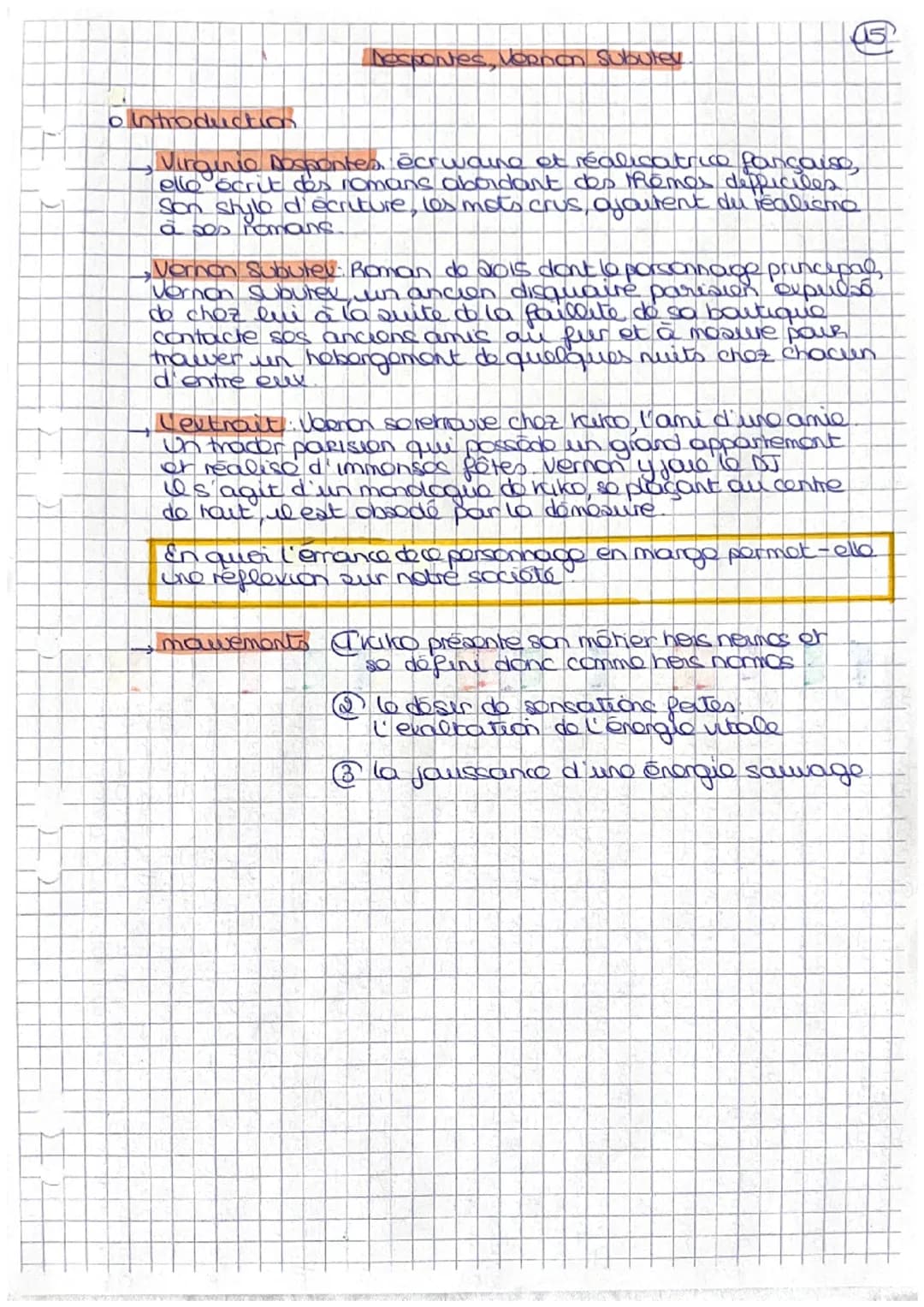 F
H
DONtes, Vernon Subutev.
o introduction
Virginie Dospontes, écrivaine et réalicatrice fançaise,
ello scrit des romans abordant des thèmes