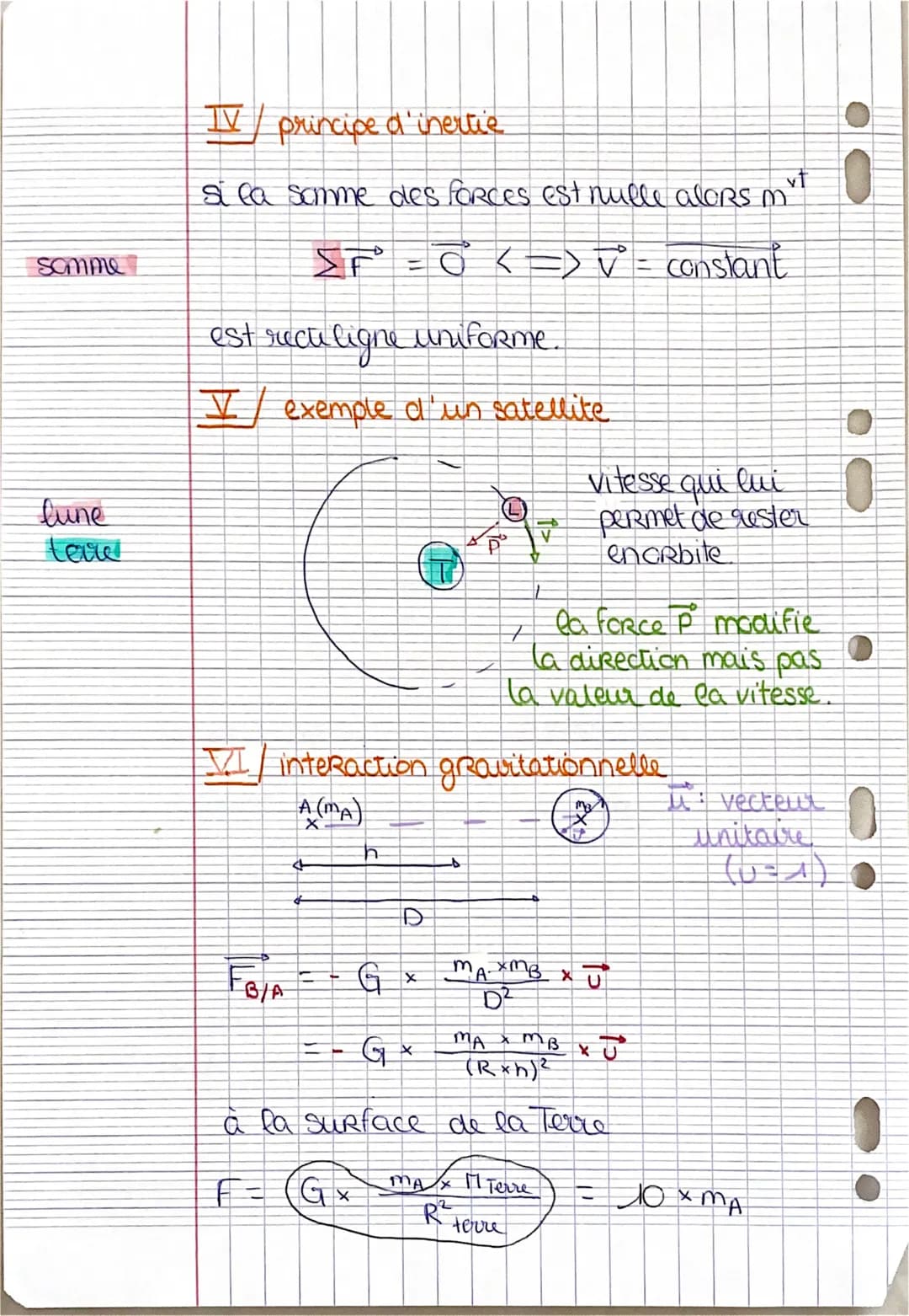 newton
chapitre 2
modéliser une action sur un système
I notion de force
line action mécanique est capable de modifier
le mouvement d'un obje