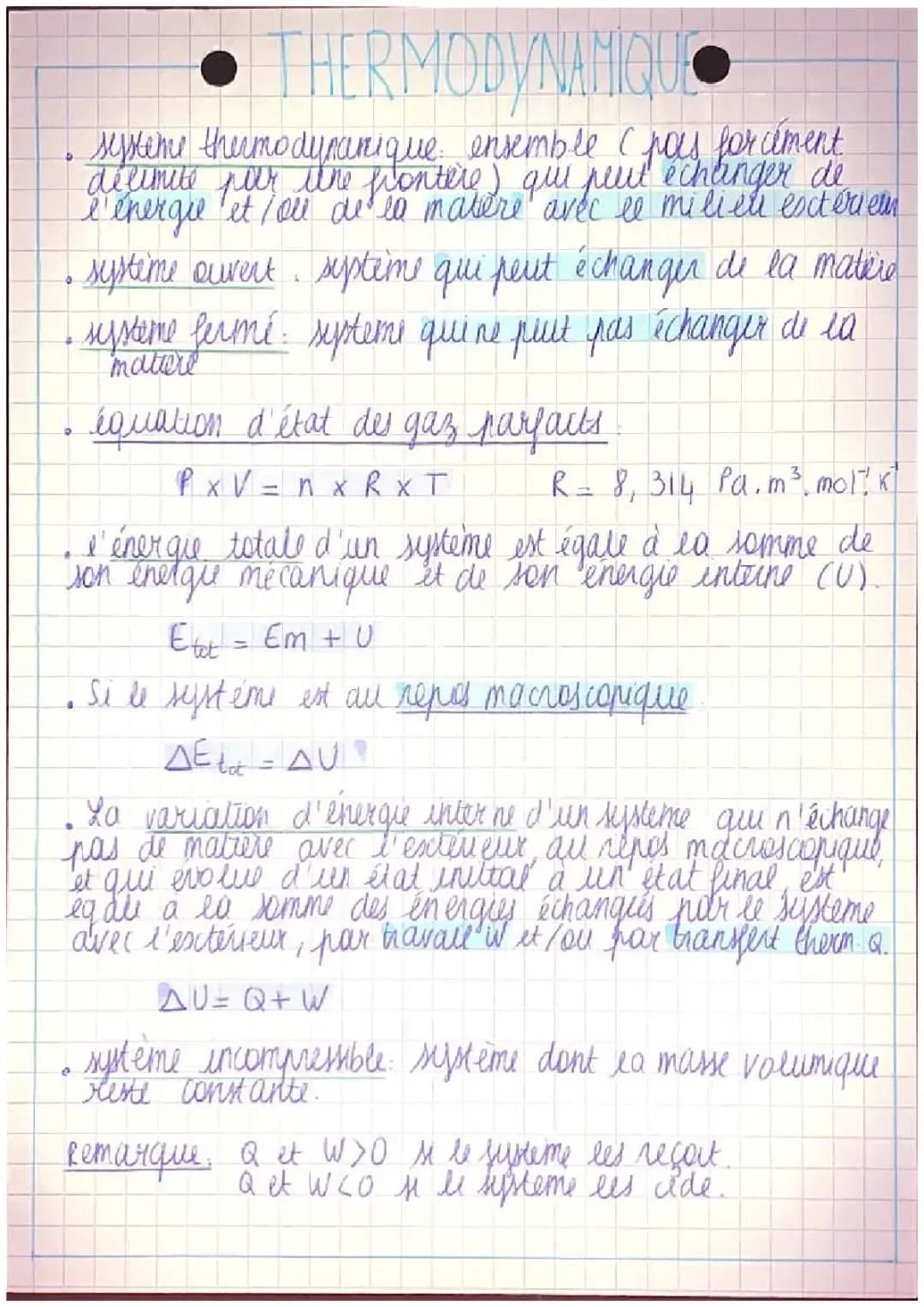 Thermodynamique 
