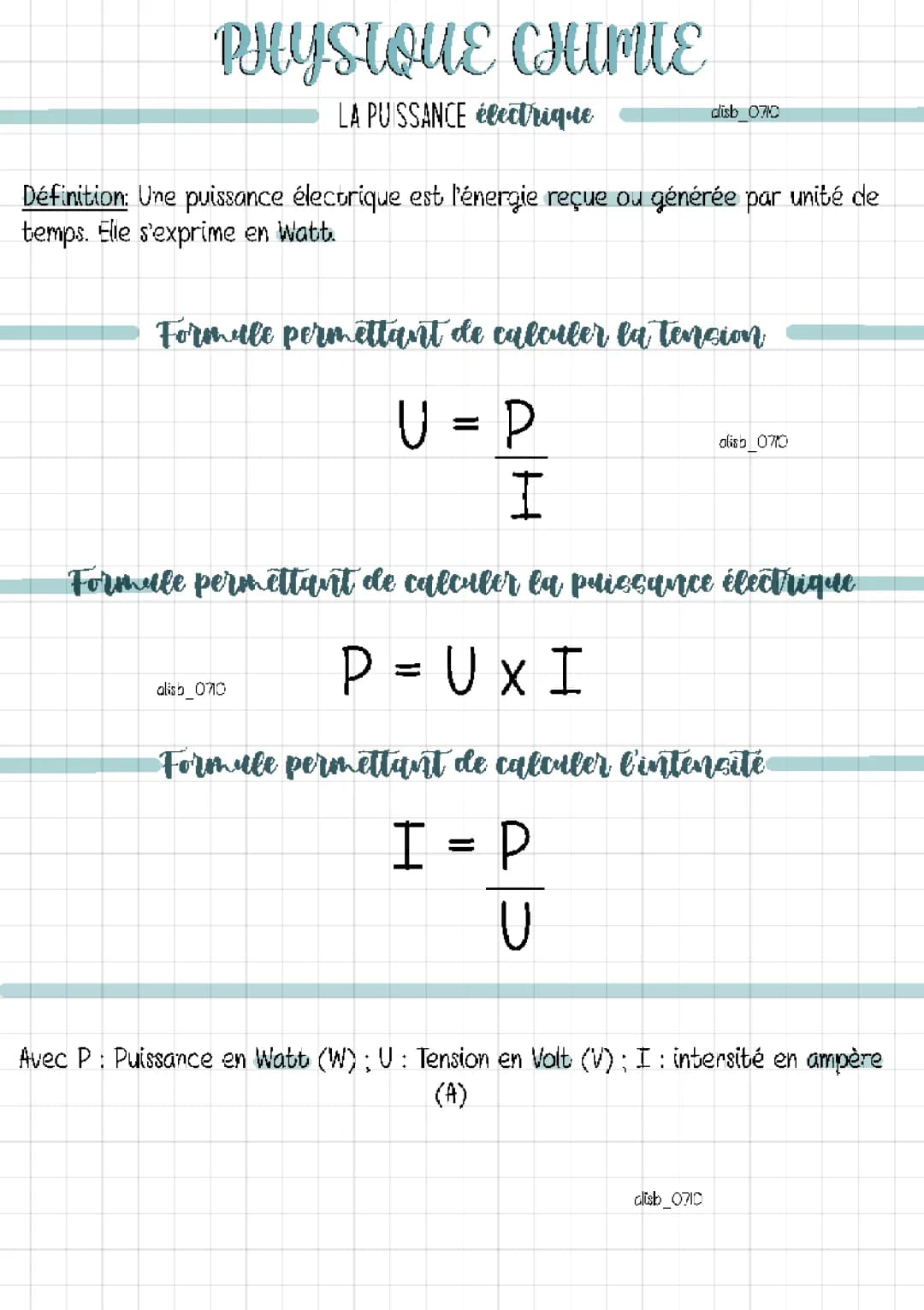 Apprends à Calculer la Puissance Electrique et l'Intensité Facilement!