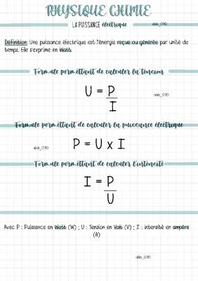 Know Physique Chimie : La puissance électrique thumbnail