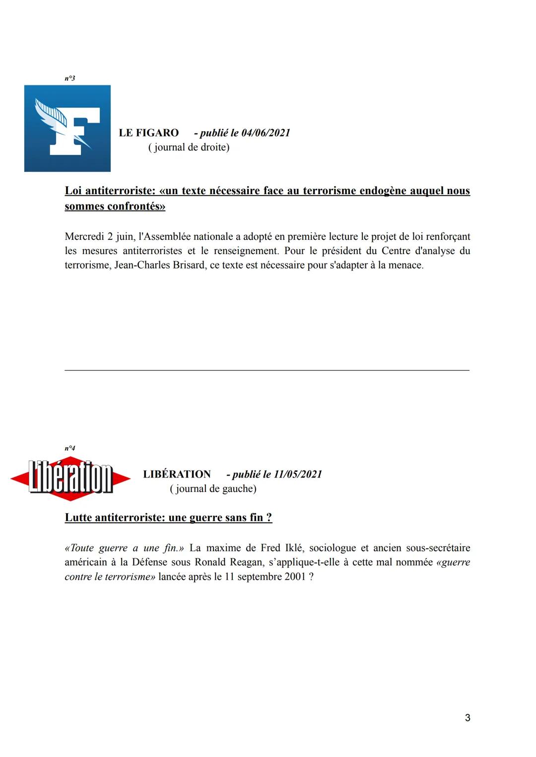 projet d'EMC pour le 28/11

Anti - terrorisme: nos libertés sont-elles menacées ?

TE
C'EST POUR
TE PROTÉGER
C'EST LE MOMENT
CDE MUSELER SA

