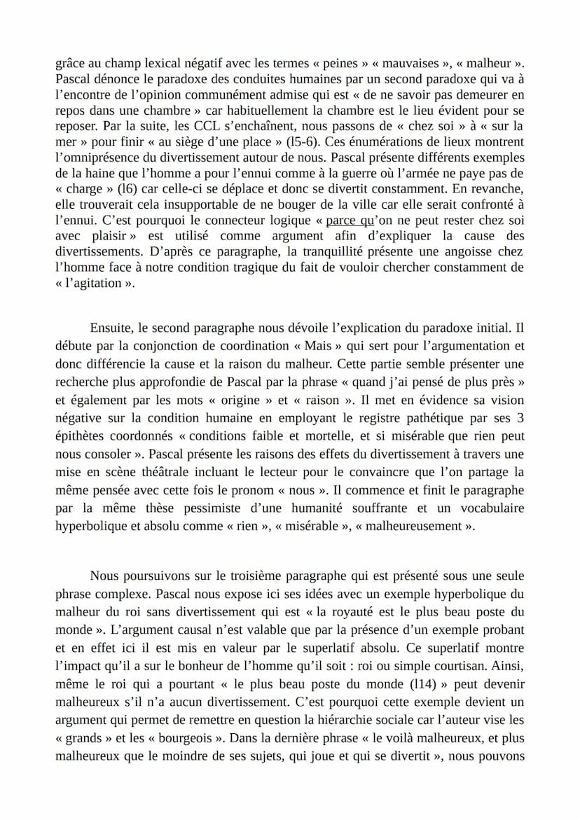 PARCOURS: IMAGINATION ET PENSÉE AU XVIIÈ SIÈCLE
Divertissement, Blaise Pascal.
Au XVIIè siècle un nouveau courant émerge en totale oppositio