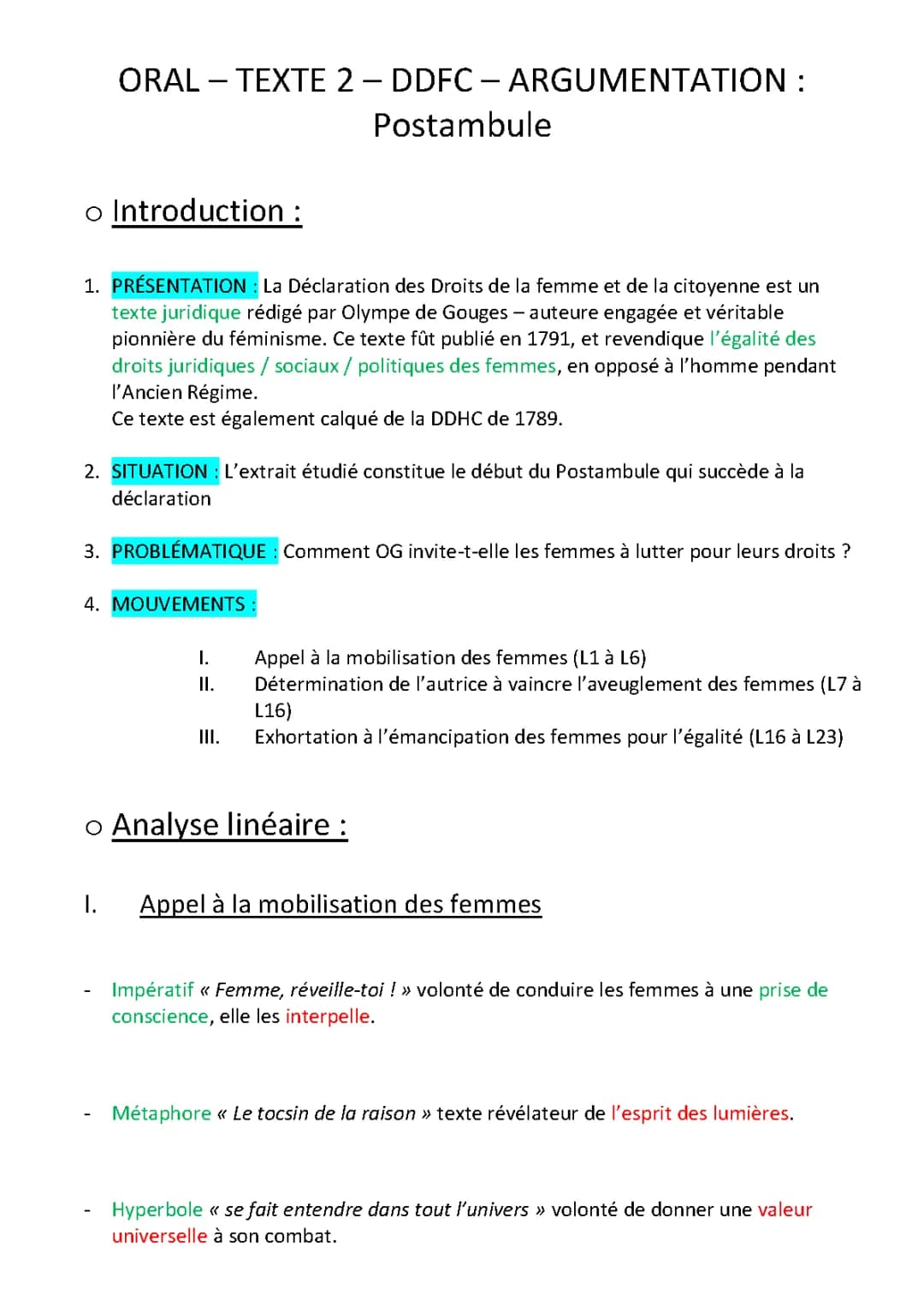 Olympe de Gouges : Biographie Courte et Analyse des Droits de la Femme