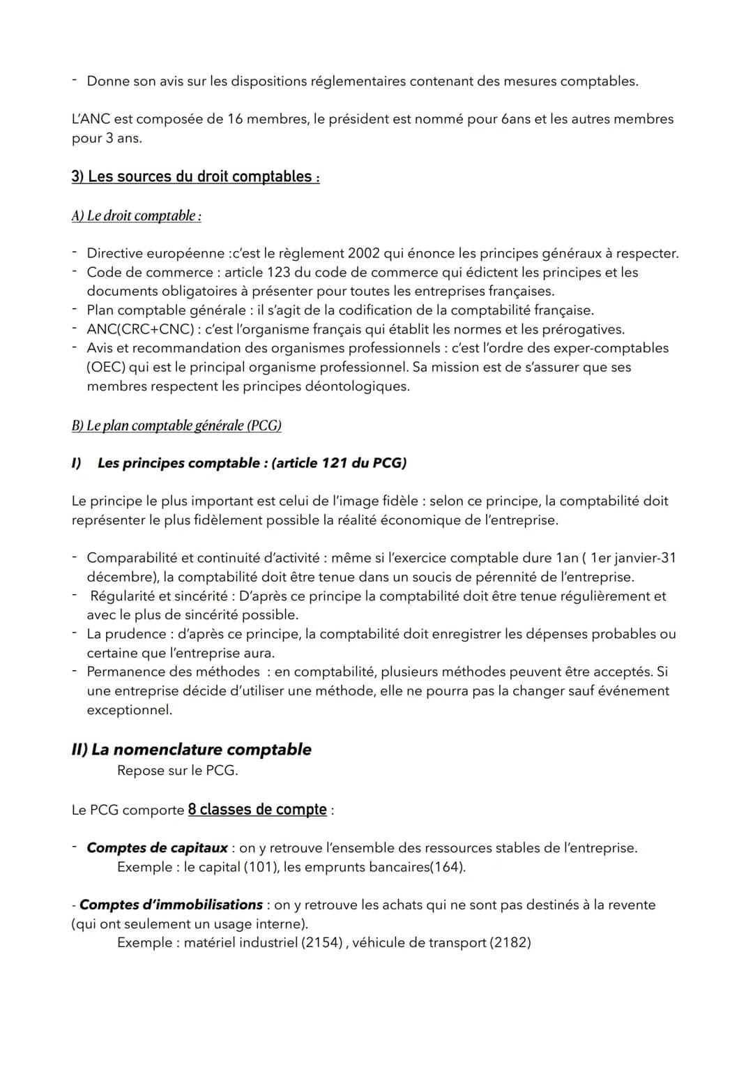 INTRODUCTION À LA
COMPTABILITÉ :
Chapitre 1: le cadre juridique de la compatibilité
1) Définition et rôle de la comptabilité
A) Définition d