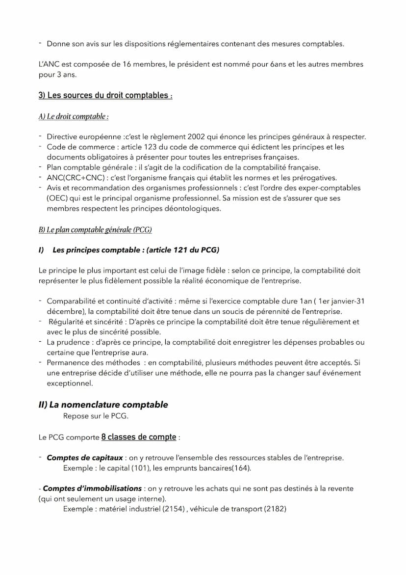 INTRODUCTION À LA
COMPTABILITÉ :
Chapitre 1: le cadre juridique de la compatibilité
1) Définition et rôle de la comptabilité
A) Définition d