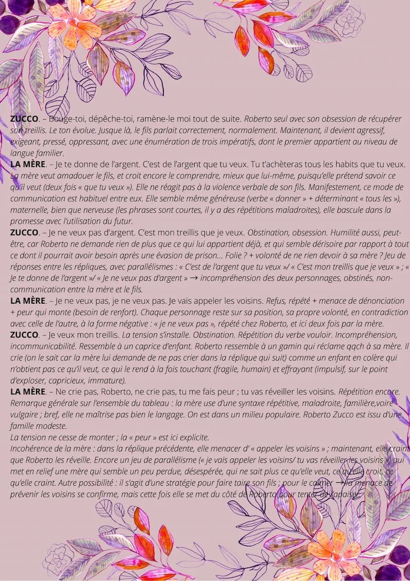 Roberto Zucco
INTRODUCTION : Le meurtre de la mère qui est à la base un fait divers
(Roberto Succo) est une réécriture du mythe d'Œdipe. Kol