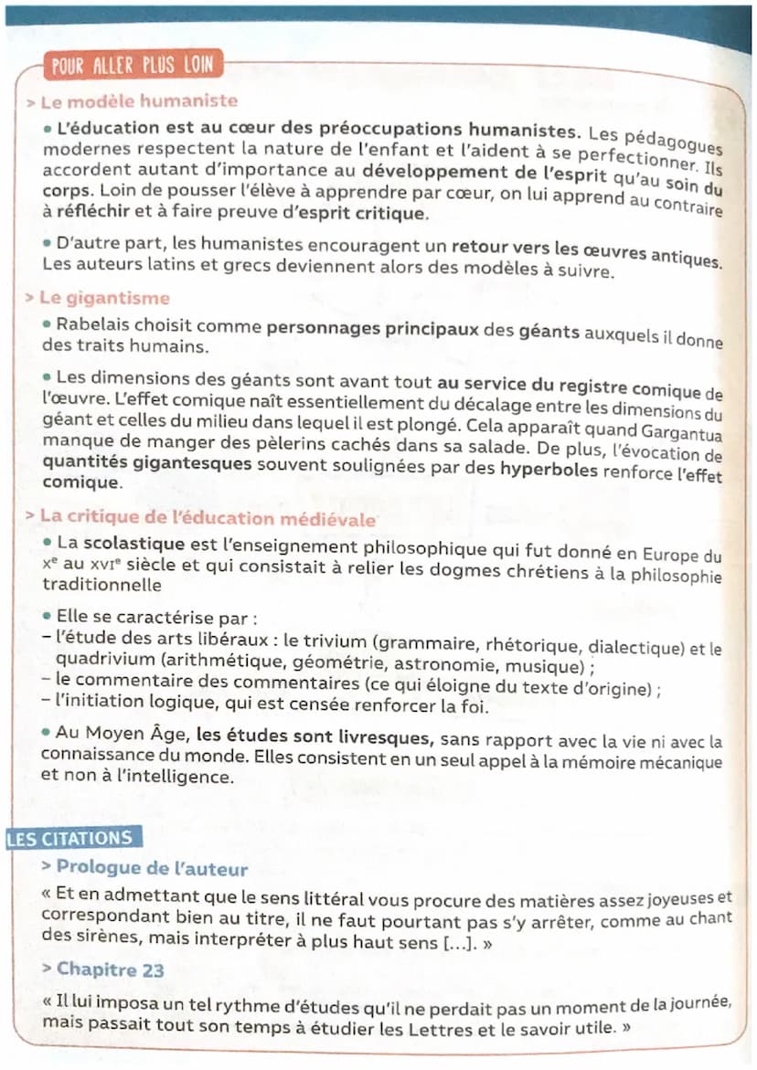 CEUVRE 4 Rabelais, Gargantua, 1534
120
Résumé de l'œuvre
PROLOGUE
LA NAISSANCE
DE GARGANTUA
Chapitres 1 à 7
L'ENFANCE DE
GARGANTUA
Chapitres
