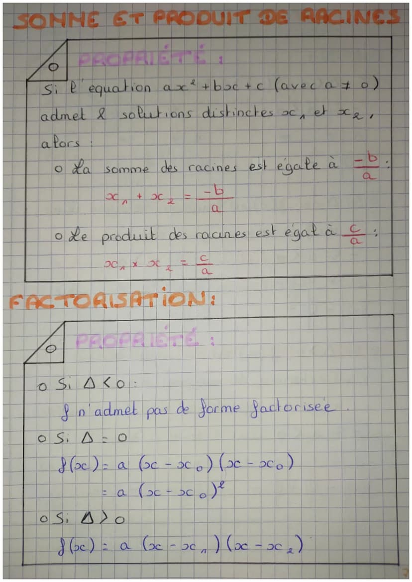 LE SECOND DEGRE
Une fonction f, definie
sur R, est une
fonction
polynome du second degre s'il existe 3 réels.
bet c
tels que :
} (x) = ax² +