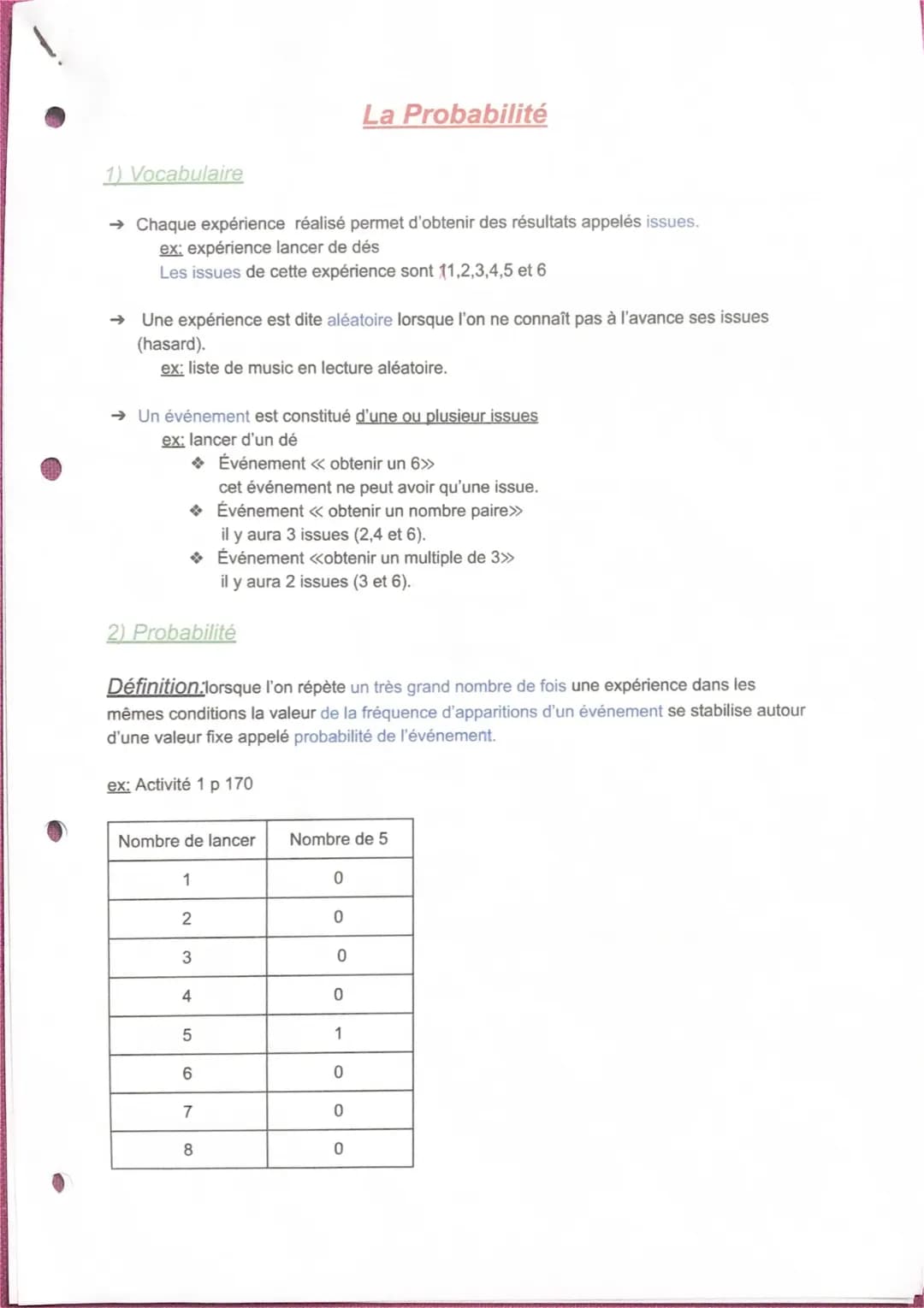 Exercices Probabilité Brevet 2024 avec Corrigés PDF pour 3ème