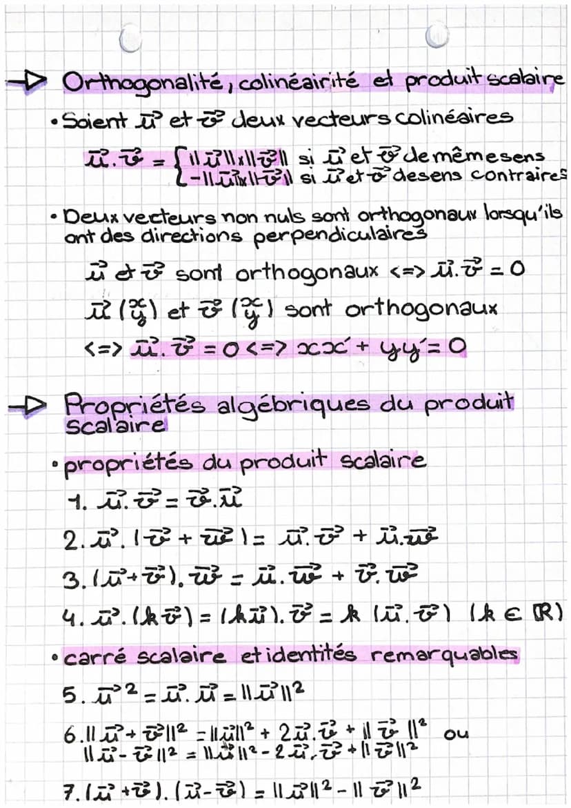 Première maths
calcul vectoriel et produit scalaire
chapitre 8
✈ Plusieurs outils pour calculer un produit
Scalaire t
ip
A
JP
H
C
• à l'aide
