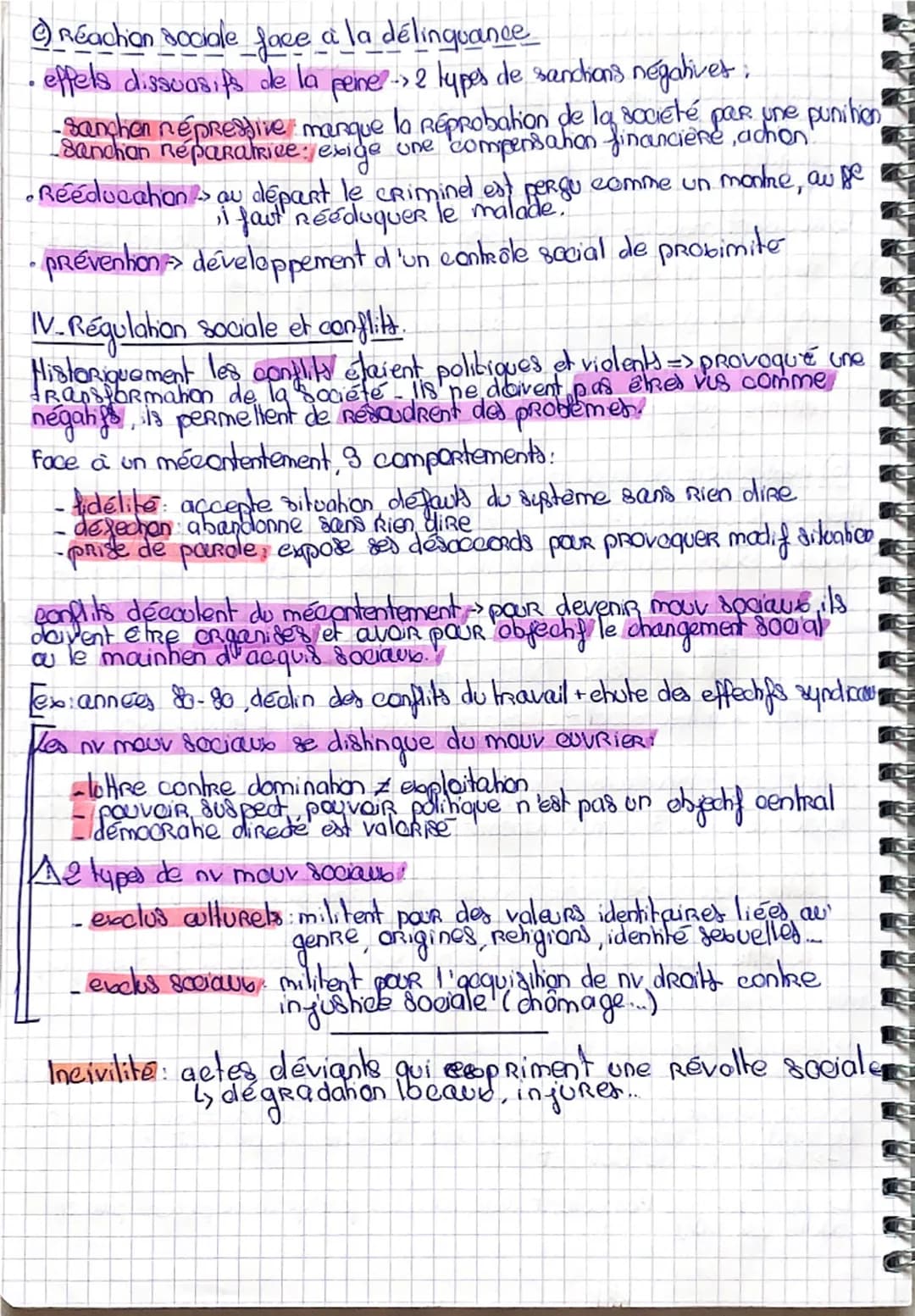 Quels sont les
Processus sodaux qui
I contribuent à la déviance ?
Introduction:
Déviance: ensemble des actes ou situations de transgression 
