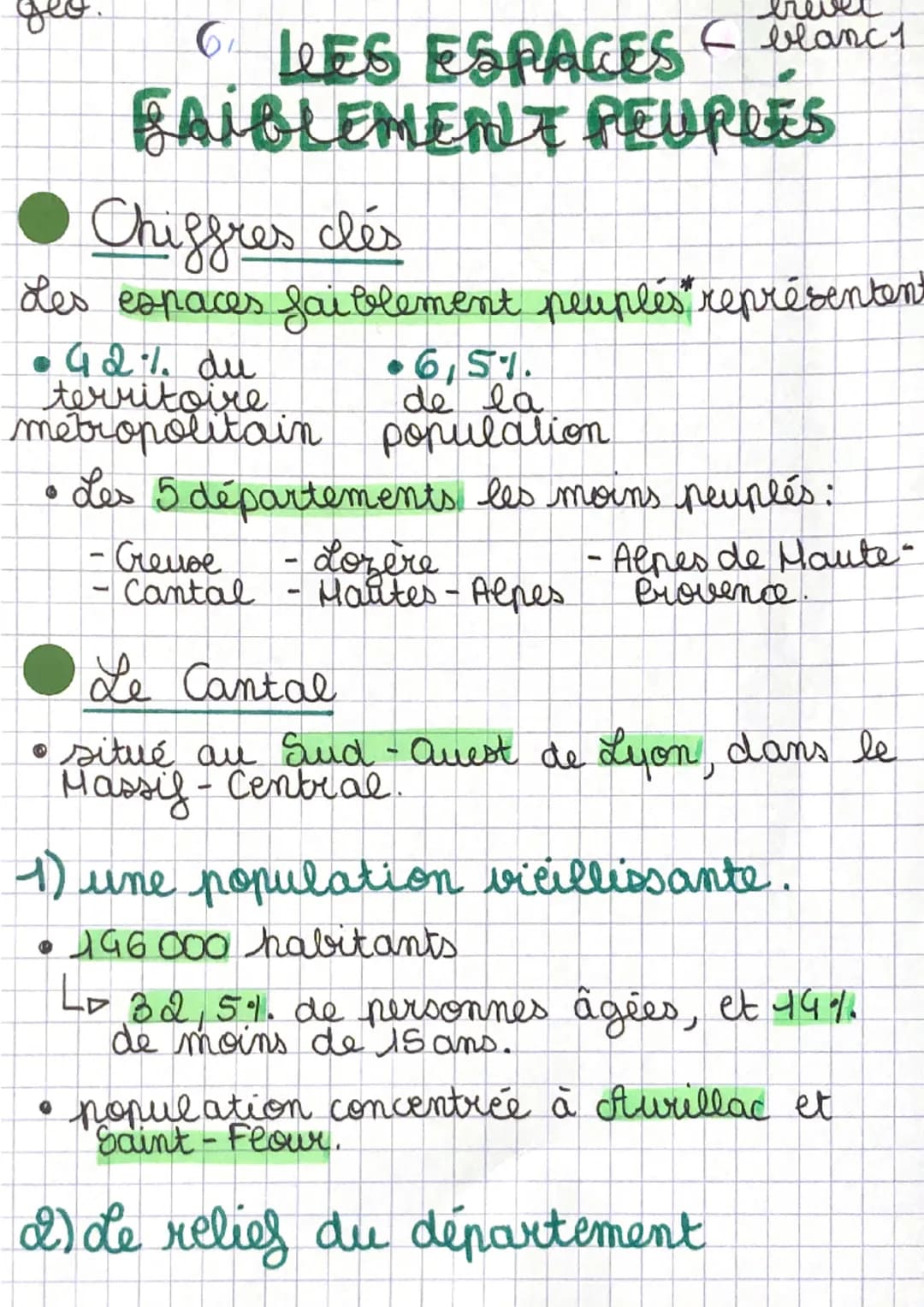 geo
6₁
LES ESPACES
BAIBLEMENT PEUPLES
- blanc 1
Chiffres clés
Les espaces faiblement peuples représentent
• 42% du
territoire
•6,51.
de la
m