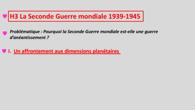 Know H3 la seconde guerre mondiale 1939-1945 thumbnail