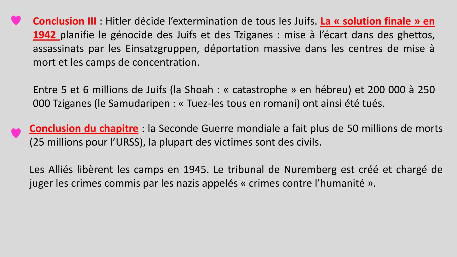 H3 La Seconde Guerre mondiale 1939-1945
Problématique : Pourquoi la Seconde Guerre mondiale est-elle une guerre
d'anéantissement ?
I. Un aff