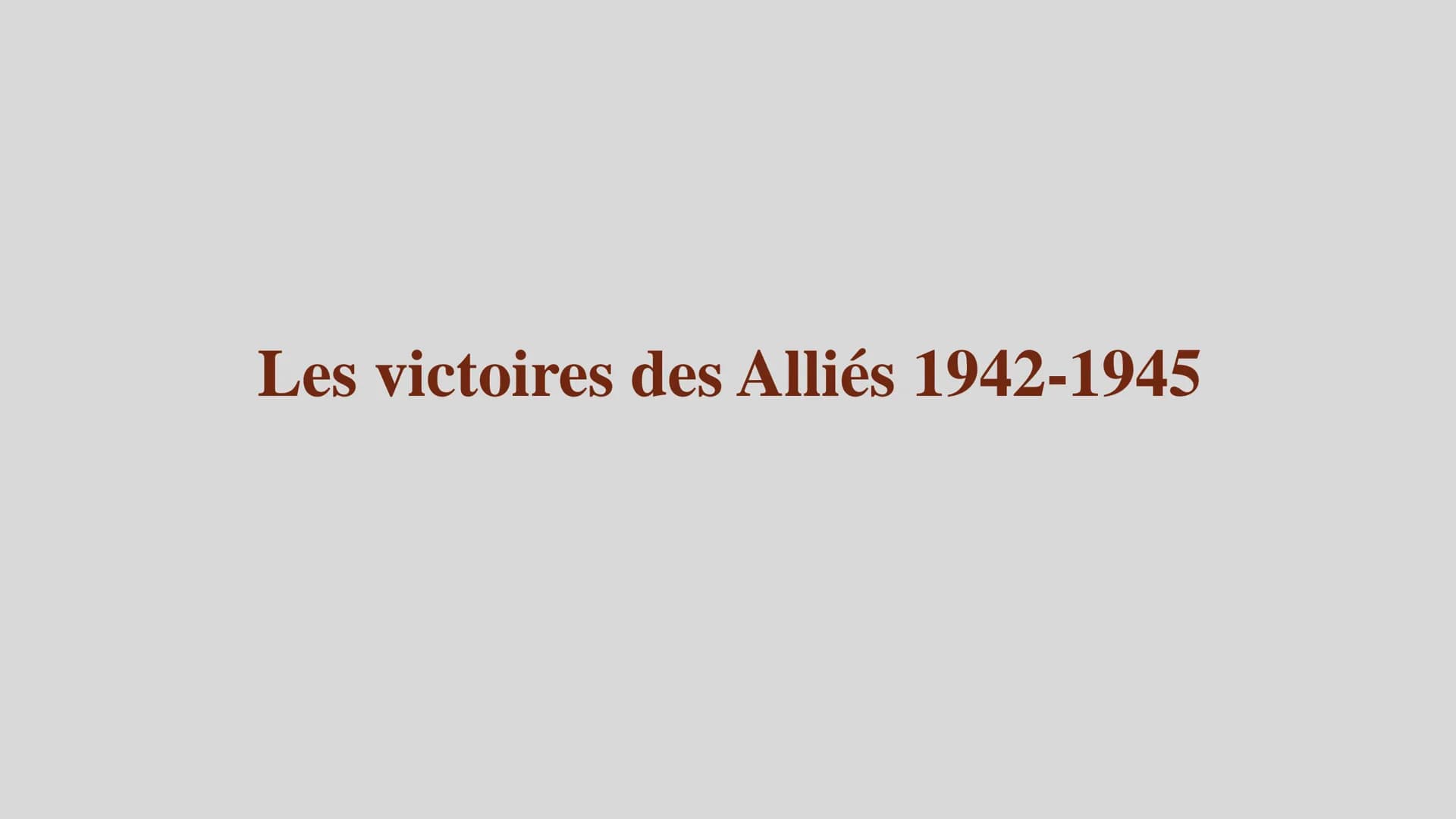 H3 La Seconde Guerre mondiale 1939-1945
Problématique : Pourquoi la Seconde Guerre mondiale est-elle une guerre
d'anéantissement ?
I. Un aff