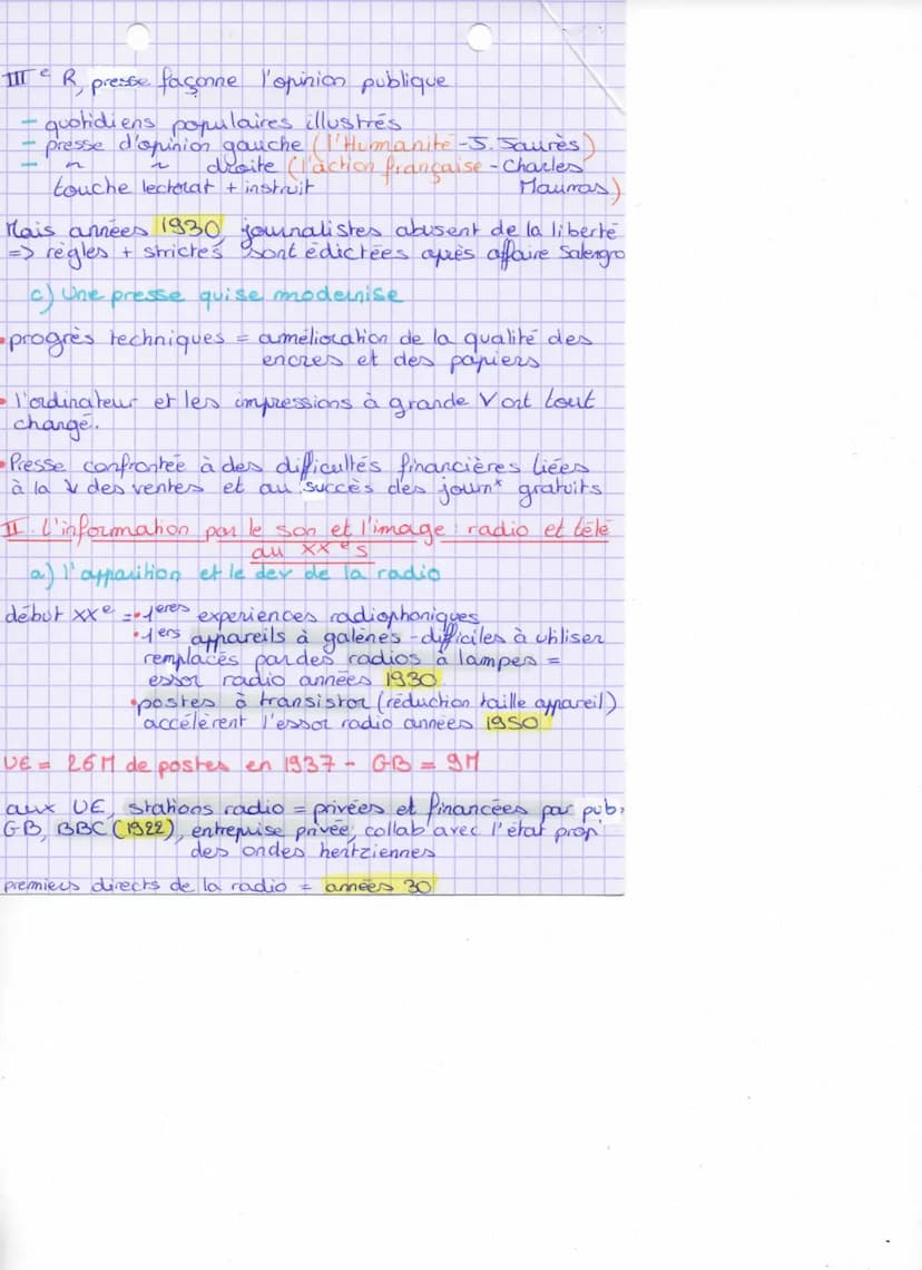 •Chapitre 6: Les grandes
revolutions
techniques de
l'information
Depuis XIX e s progres techniques ont renforce la
place de l'info et de la 