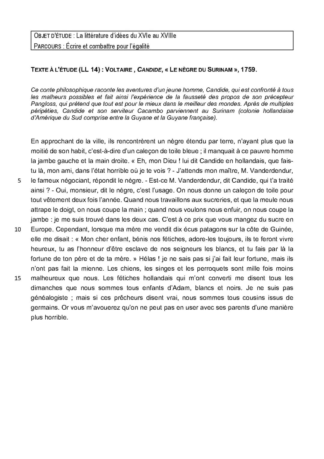 Candide de Voltaire : Découvre les Thèmes et Résumé Facile