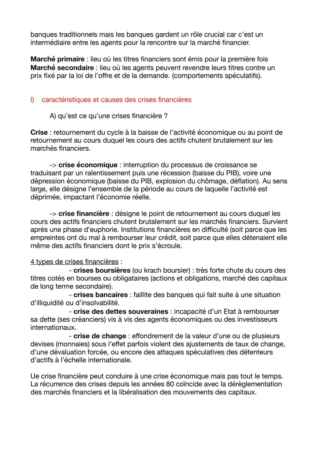 SES - les crises
Années 80: expansion du système financier mondial. Création de places
boursières comme Euronext à Paris.
Système financier: