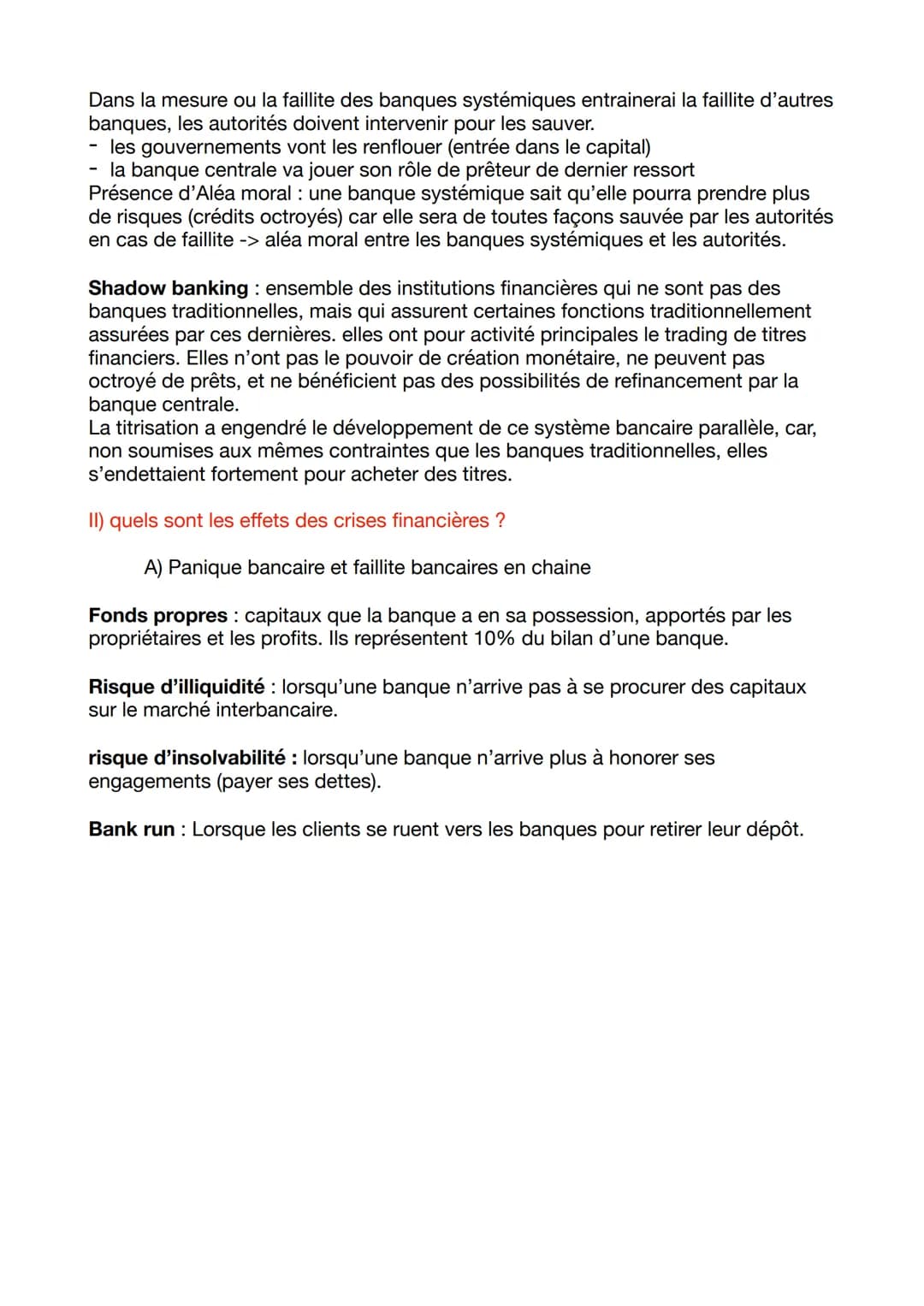 SES - les crises
Années 80: expansion du système financier mondial. Création de places
boursières comme Euronext à Paris.
Système financier: