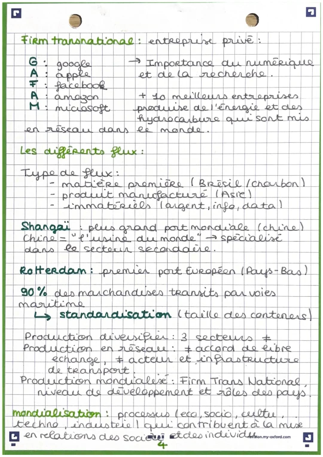 L
G
-
geografie
diversificat del espaces et acteur.
Production = Labrication d'un produit
réalisée à partir de matière premières
de travail 